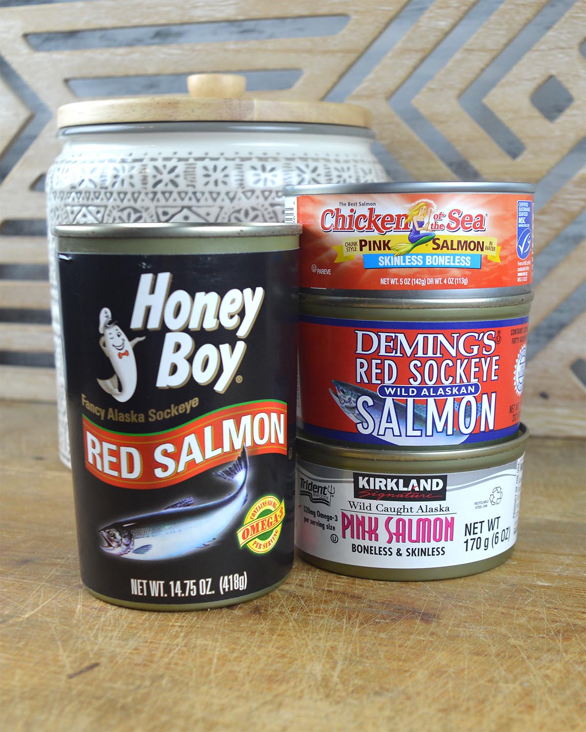 Easy Sweet and Spicy Canned Salmon Dip (Honey Sriracha)