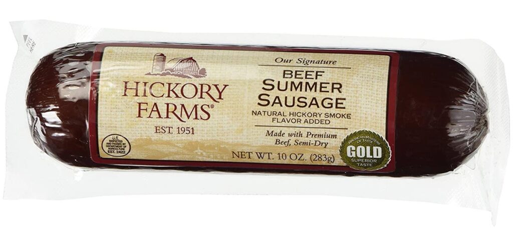 package of summer sausage